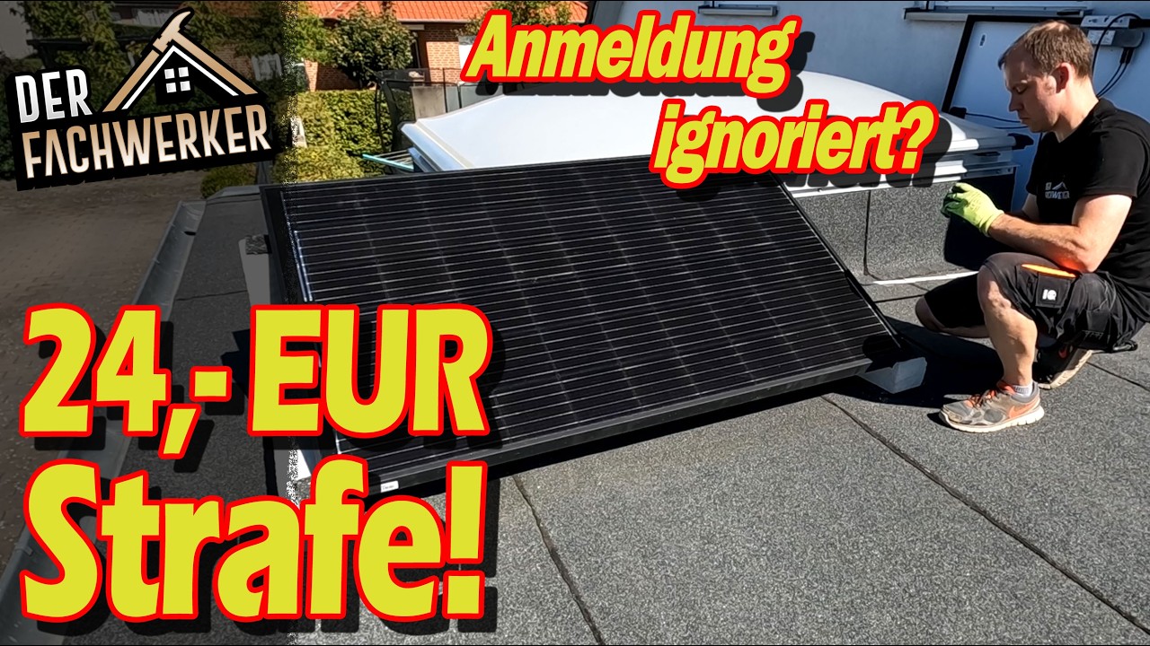 Balkonkraftwerk nicht angemeldet? Das kann teuer werden!
