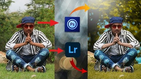 PS touch & lightroom  Awesome photo editing Photoshop touch tutorial video Rocky editz