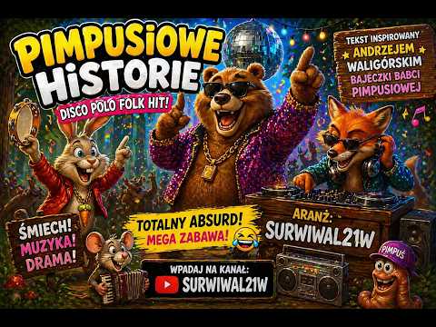 🎁 Pimpusiowe Historie 🐻😂 | Disco Polo Folk HIT | Niedźwiedź, Zając i Jedna Wielka Draka!💥