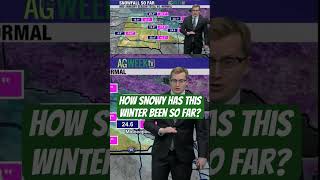 How snowy has this winter been so far?