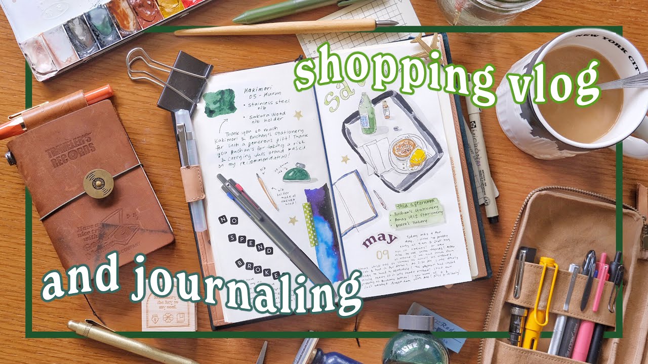 Stationery Shopping in Kerrisdale | Vlog, Haul & Journal with Me