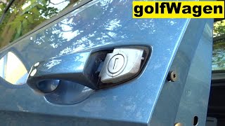 VW Golf 7 door lock cylinder removal