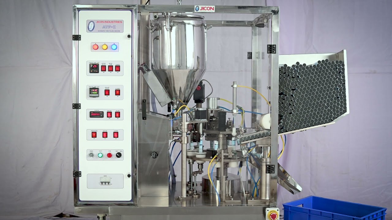 Automatic Tube Filling and Sealing Machine FILLTUBE-60