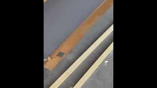 Custom barn door with mirror