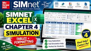 Details SIMnet Excel Chapter 4 Simulation | Step-by-Step Walkthrough & Help Guide