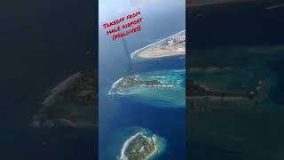 Takeoff from Male Airport Maldives #travel #maldivestrip #velana #maleairport #worldtour ...