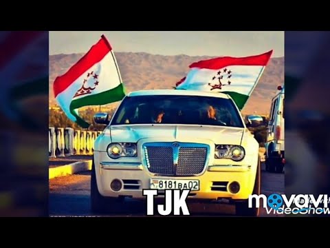 Точик бача — Точик бача. Таджичка с флагом.