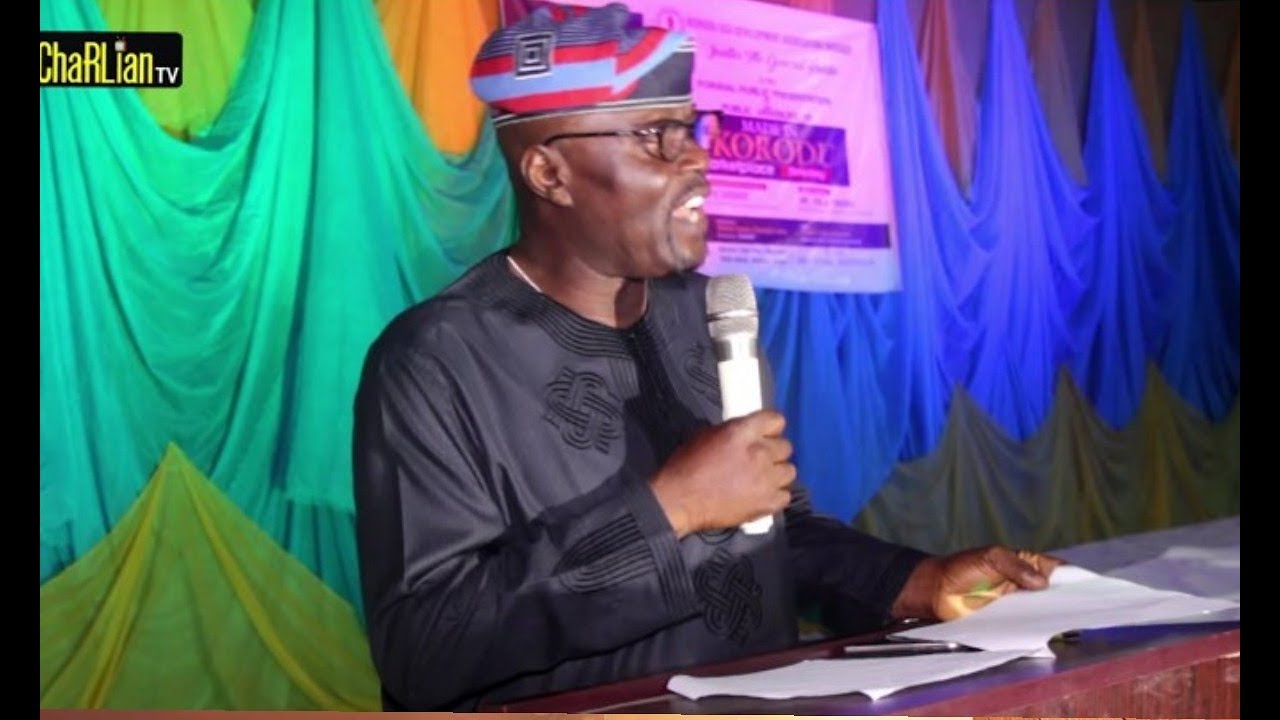 Otunba Ganiyu Abiru (Chairman,IKODASS ) Speech During Ikorodu MartketPlace Directory (ChaRLian TV)