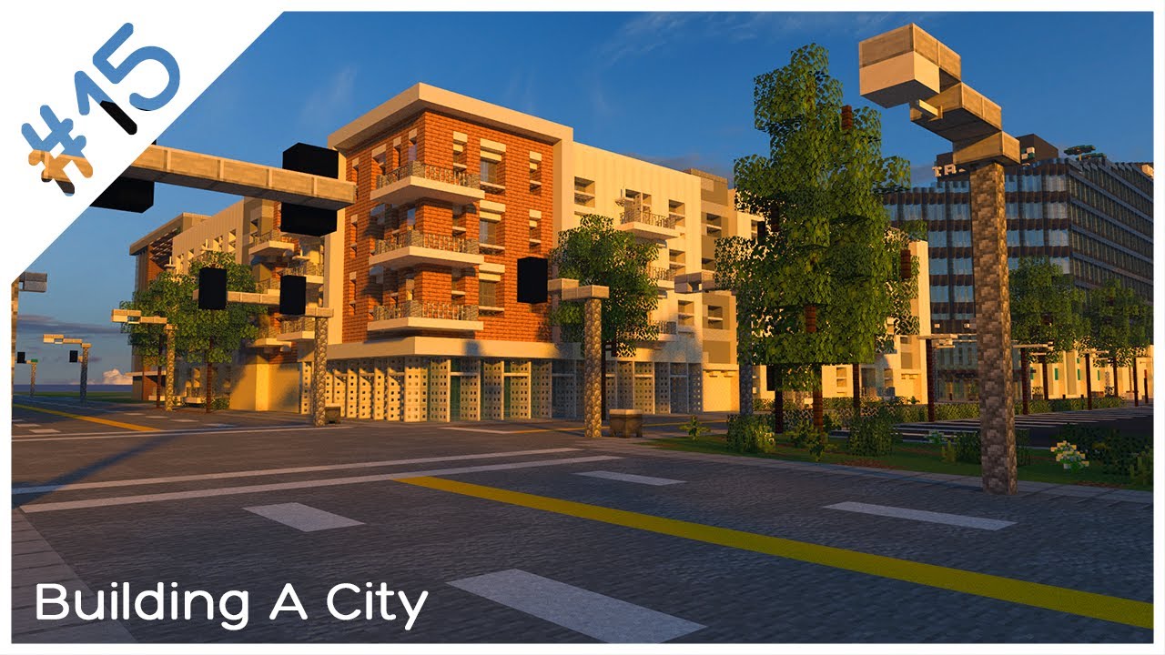 Building A City #15 (S2) // Apartments // Minecraft Timelapse - YouTube