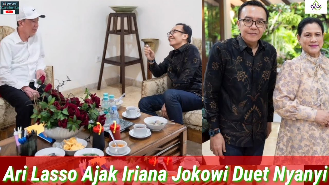 Ari Lasso Diam2 Sowan Jokowi, Kejutan Iriana Full Senyum Ketemu Idolanya Nyanyi Kenang Massa Pacaran