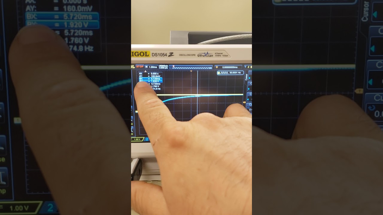 RC Circuit Measuring Step Response