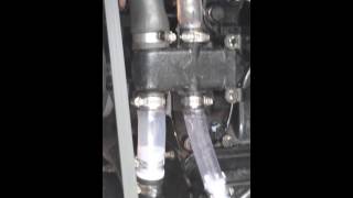 Mercruiser cooling system. Air bubbles, raw water cooled