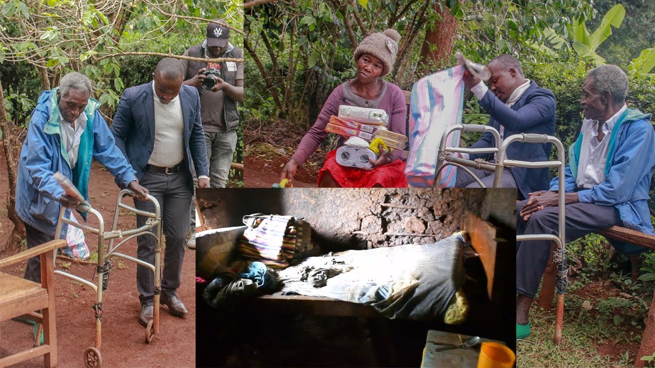 Kisii: "Bibi alinitoroka na watoto wangu" 75 year old sickly man languishing in Poverty