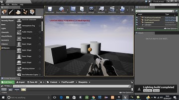 Unreal Engine 4.15 Tutorial - LIGHTING NEEDS TO BE REBUILT