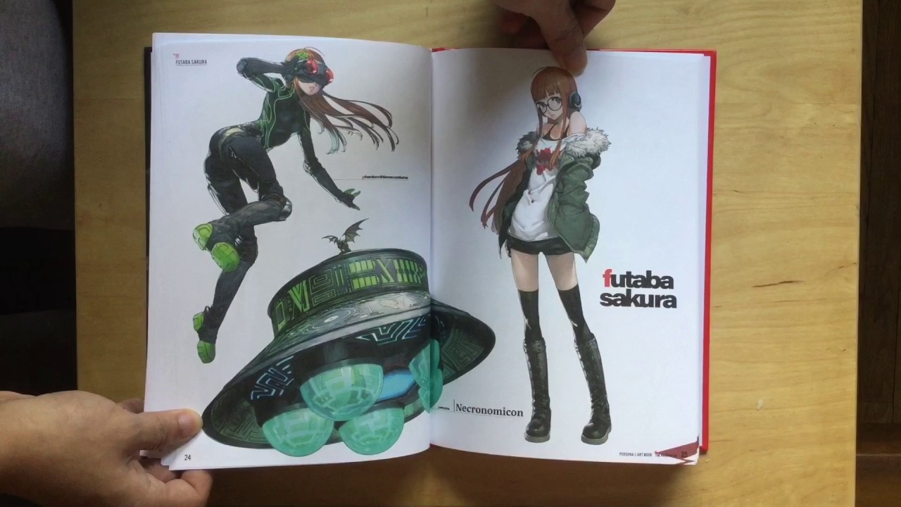 Persona 5: Art Book Flip-Through - Youtube