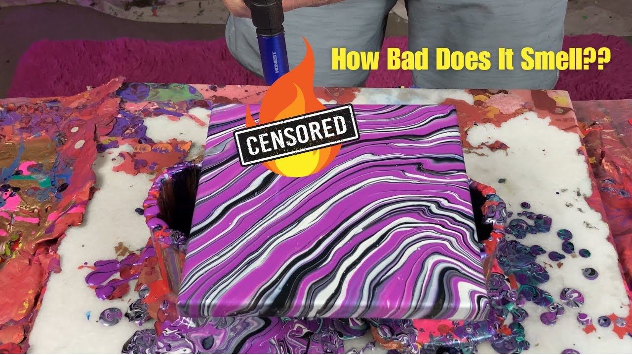 What Happens When You Burn Acrylic Paint?