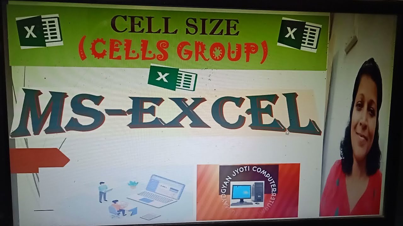 MS-EXCEL : Format- Cell Size (Cell Group)..🖥️
