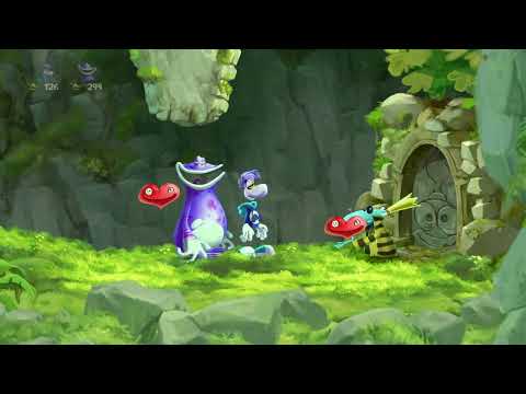 Rayman Legends PS4 Gameplay(Funny Urdu voice chat) | Back to Origins | Jibberish Jungle | Part 1 & 2
