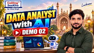 Data Analyst with AI Full Course 2026 🔥 | Demo 02 | Python, SQL, Power BI & AI | Coding Seekho
