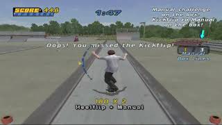 Show off your tech on the manual box goal - Kona Level | Tony Hawk's Pro Skater 4 THPS4