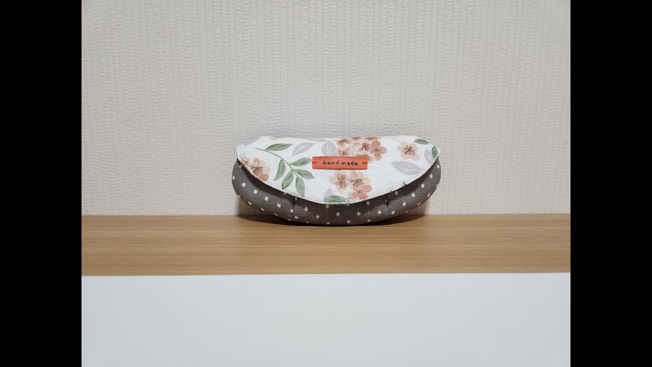 DIY 안경 케이스 (자석 버튼) 만들기 (making a magnet button case for glasses)