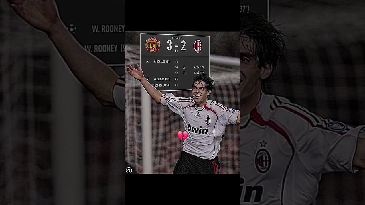Prime Kaka Manchesterunited Acmilan Football Shorts