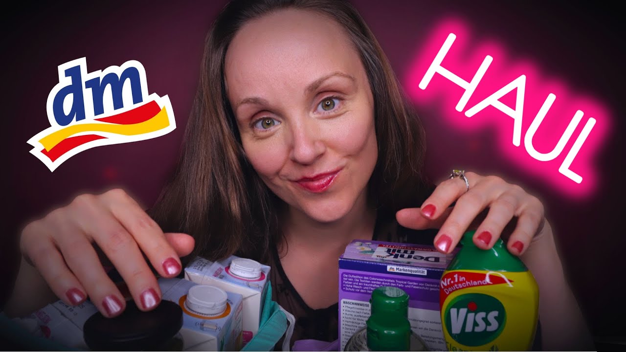 ASMR XXL DM HAUL 🩷💜💚 | Haushaltsmittel, Lebensmittel & Beauty Produkte | Sanft Geflüstert