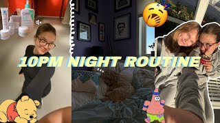 NIGHT ROUTINE 😴🚿 (Working out, friends, skincare, books, staying healthy++)