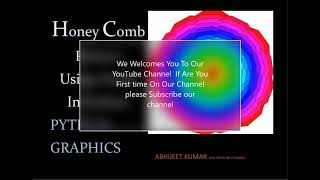 Making Honeycomb using turtle function in python !! pycoder !! #electronicstutorial #pycoder