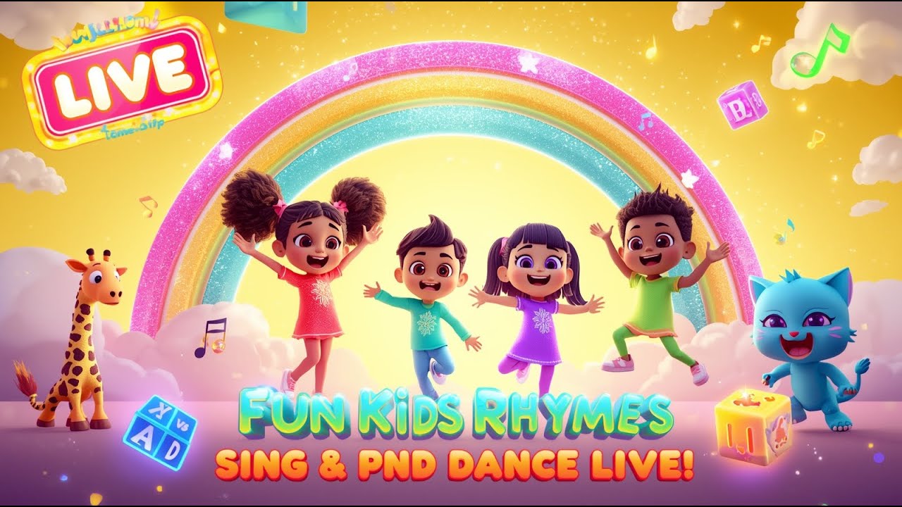 🔴 Best Kids Songs & Nursery Rhymes 2025 | Fun Baby Sing-Along & Educational Music | 