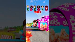 Mrbeast U0026 Crazy Frog U0026 Spiderman U0026 Gummy Bear Vs Bollord Barbie In Beamngdrive shorts beamngdrive