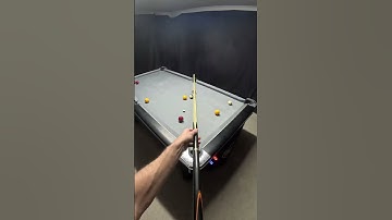 Clearing A Pool Table: 8 Ball Pool Tips #shorts