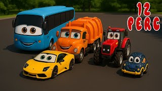 Járműves Gyerekdalok 12 Perces Válogatás