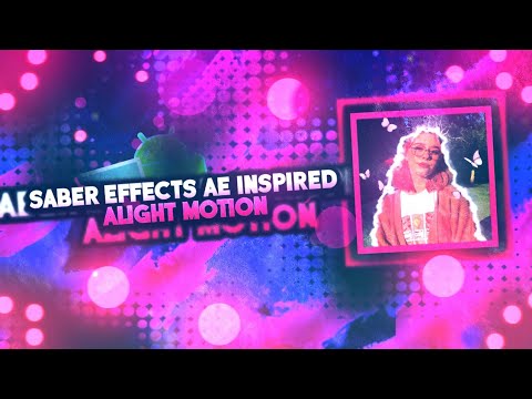 SABER EFFECT AE INSPIRED ON ALIGHT MOTION TUTORIAL  [ PT3 ]
