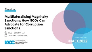 Multilateralising Magnitsky Sanctions: How NGOs Can Advocate for Corruption Sanctions screenshot 3