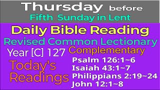 2025.April.3.THURSDAY, before Fifth Sunday in Lent: Revised Common Lectionary Year [C]-127