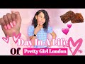 Day In A Life With London: New Nails,  Making Brownies and Fun!!!
