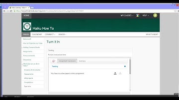 Integrate with Haiku - what students see and do