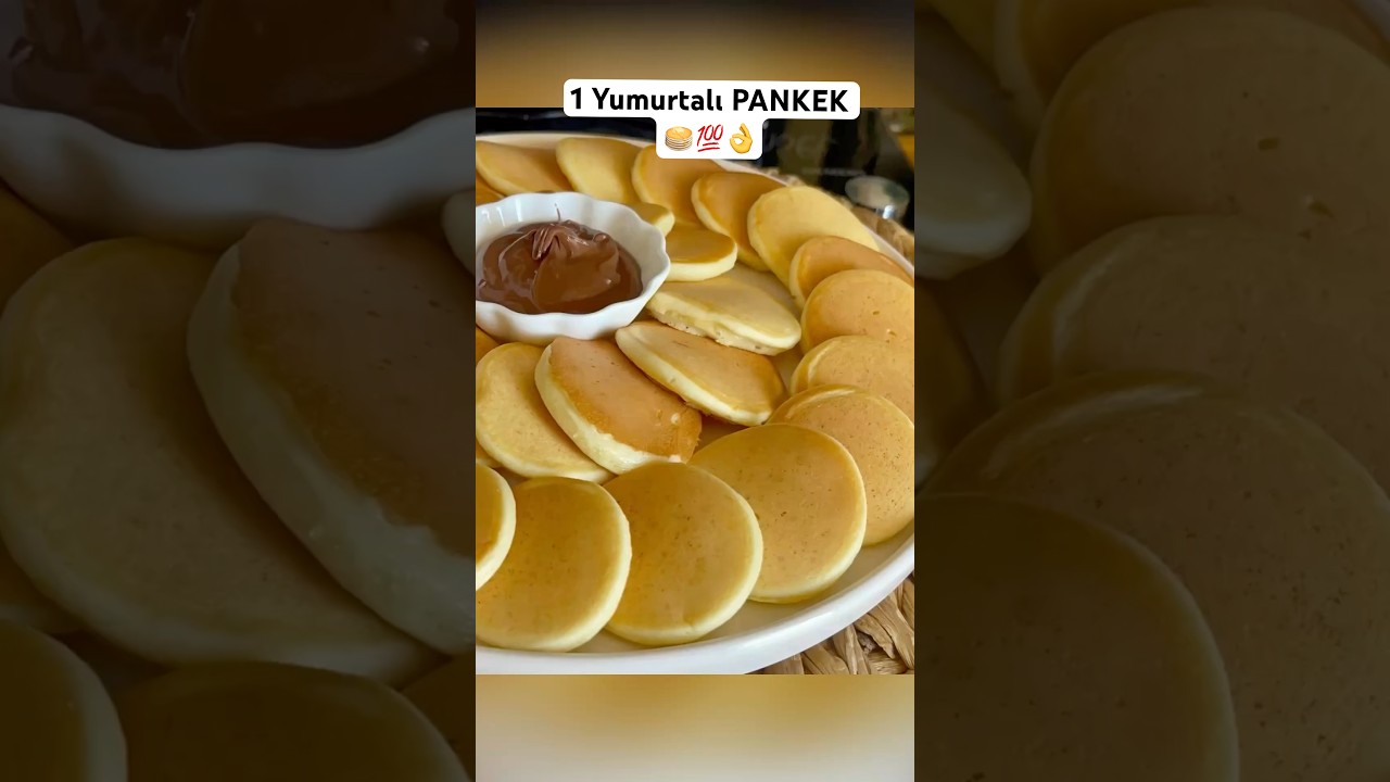 1 YUMURTALI YUMUŞACIK PANKEK TARİFİ👌💯 #pankek #pankektarifi #kahvaltılıktarifler 1 YUMURTALI YUMUŞACIK PANKEK TARİFİ👌💯 #pankek #pankektarifi #kahvaltılıktarifler