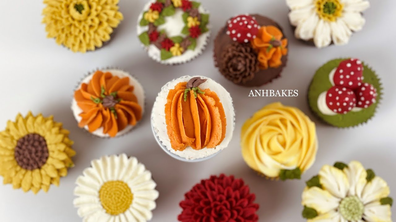 Fall/Autumn Cupcake Decorating Ideas: how to decorate cupcakes ...