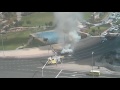 Car on fire in JLT opposite cluster G, halts traffic
