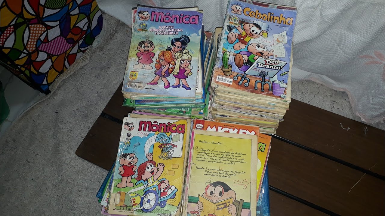 MINHA COLEÇÃO DE GIBIS DA TURMA DA MÔNICA MAIS DE 3 MIL