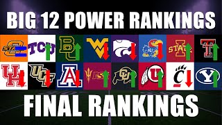 Final Big 12 Power Rankings