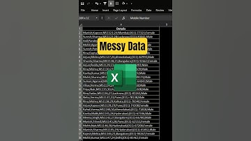 Power Query 10 sec Hacks Data Cleaning #excel