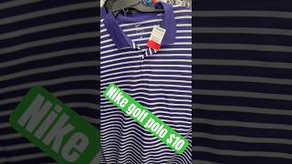 Nike golf polos found at Marshall’s for $10, you know I had to grab the whole rack! #sale #thrift