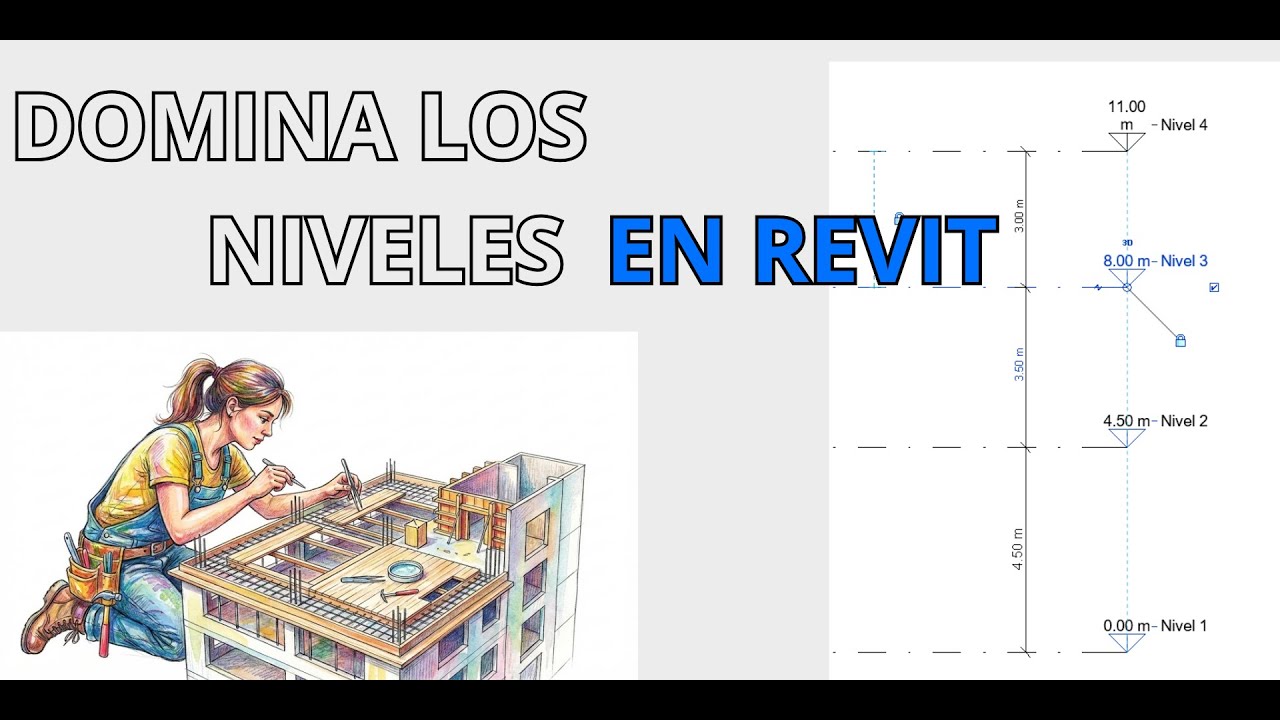 NIVELES en Revit Guía definitiva para principiantes Paso a Paso