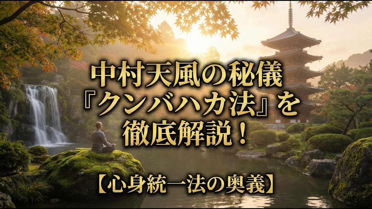 中村天風の秘儀『クンバハカ法』を徹底解説！【心身統一法の奥義】