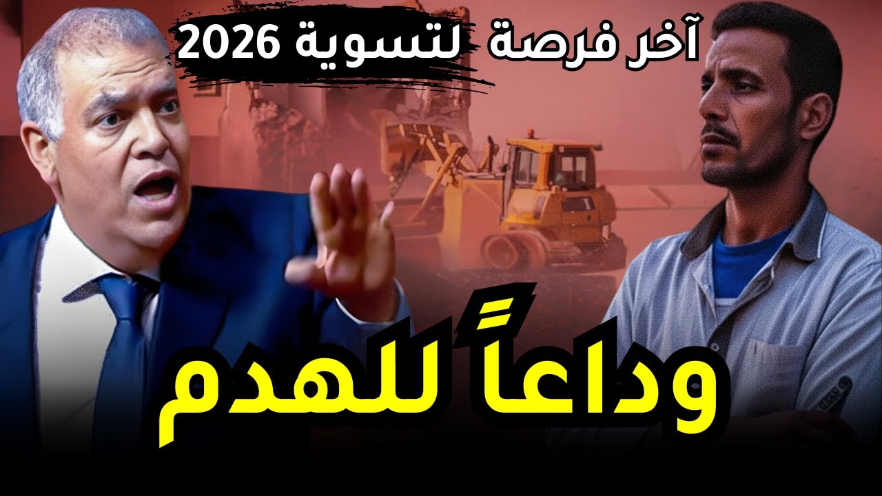 بنيتي بلا رخصة وخايف من الهدم؟ الحل النهائي لتسوية وضعية منزلك في 2026
