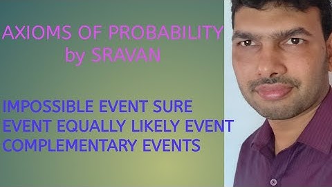 PROBABILITY IN TELUGU-2 Axioms of probability, sure event,impossible event