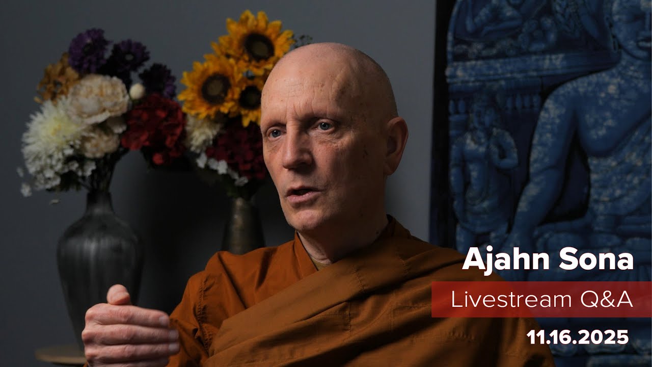 Live from Birken: Dhamma Q&A with Ajahn Sona (11.16.2025)